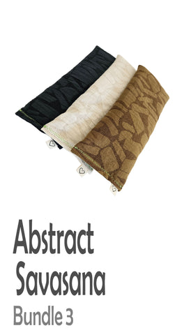 Abstract Savasana Eye Pillow Bundle of 3- Unscented