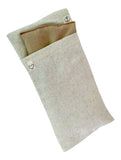 Peacegoods Eye Pillow Gift Set, unscented flax, beige, washable cotton cover, weighted, flannel, soft, natural, yoga, massage, sleep, meditation, Peacegoods